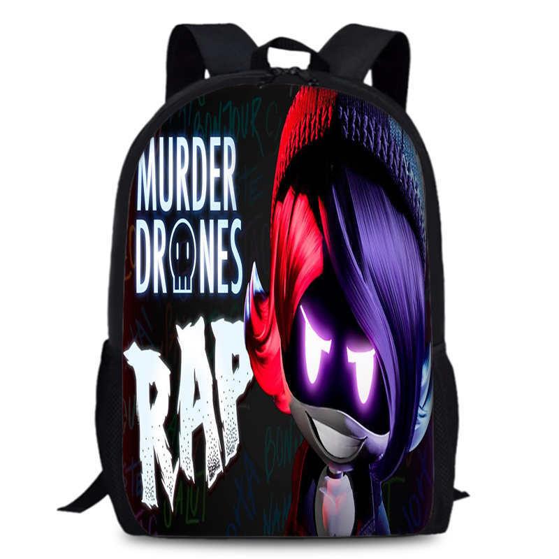 Drones Murder Anime Backpack Oxford Spacious School Bags For Gifts Children