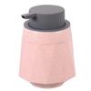 uxcell Foam Soap Dispenser Ceramic Foam Soap Pump for Bathroom 400ml Pink