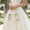 Weiße Blüten Hochzeitsblumen Perlenhenkel Oberer Griff Strauß Brautstrauß Hochzeitskoordinator