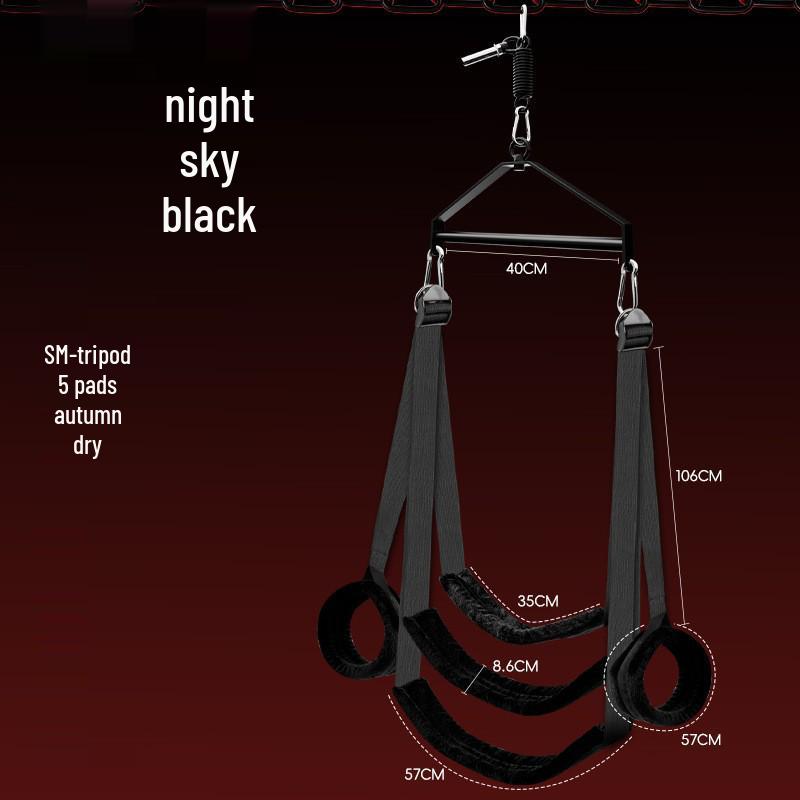 Bondage Door Restraint Strap and Handcuffs Set