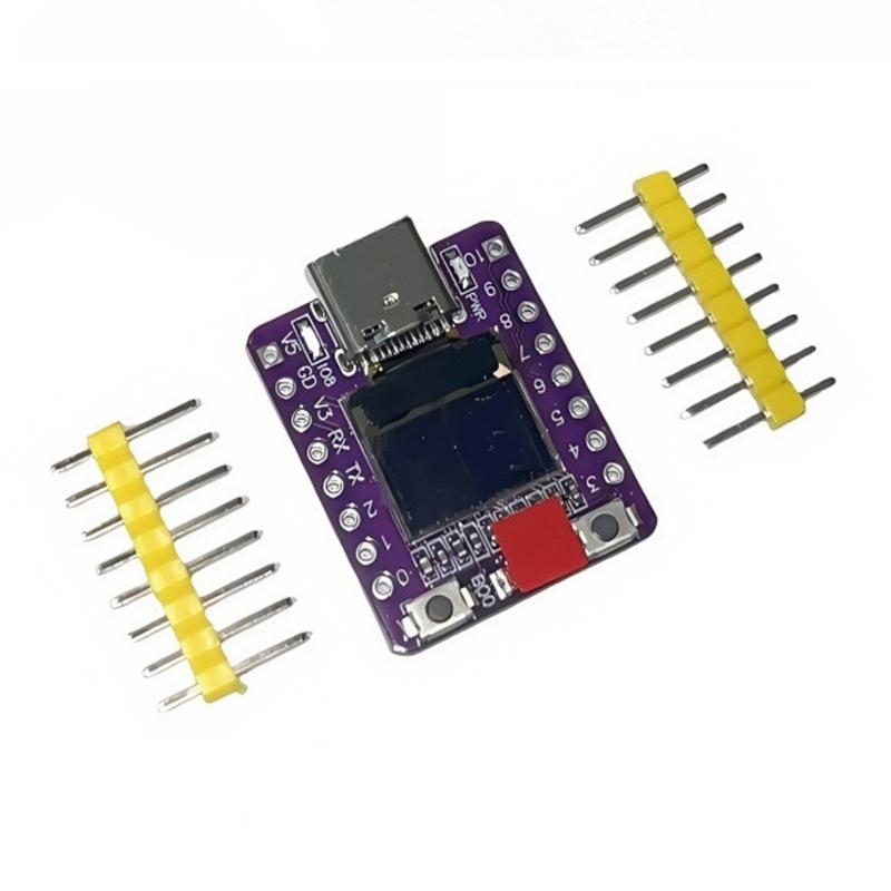 

Esp32 RISC V Development Kit With 0.42Inch LED Screen WiFi Bluetooth-compatible Connectivity Small Size 1