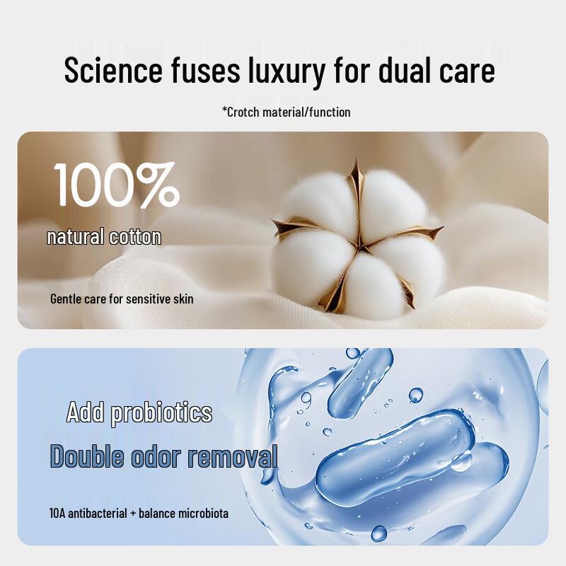 MIIOW 10A Antibacterial Women's Cotton Underwear