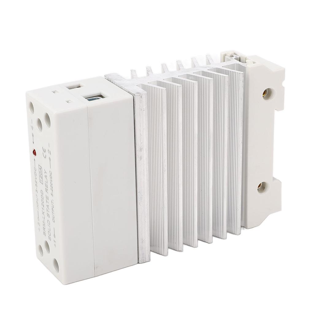 120A   State Relay Module with Heat Sink, Low Input Power, High Sensitivity, Control   from To , for Industrial Automation, Accurate Control