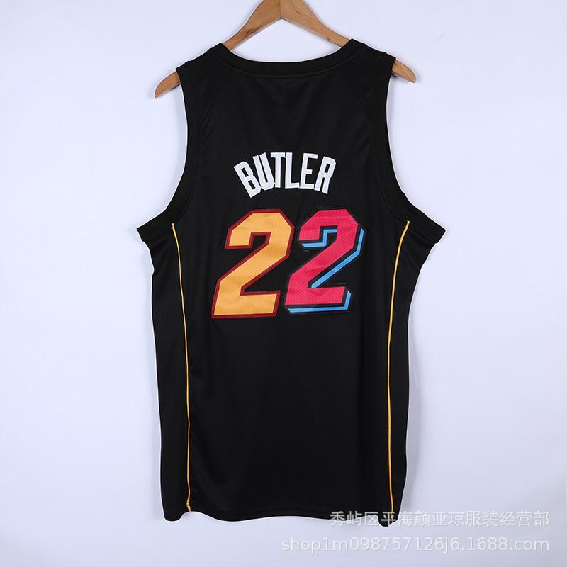 Miami Heat 22 Jimmy Butler Embroidered Basketball Jersey Men Women Sportswear Fall Winter Breathable Performance Tee