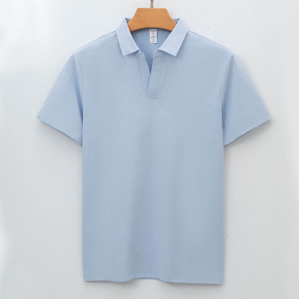 Polo Blouse Moisture-absorbing Quick-drying T-shirt Short-sleeved Antibacterial Cool Polo Blouse Men