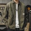 Men's 2025 Spring/Autumn American Workwear-Style Loose Japanese Retro Casual Long-Sleeve Shirt