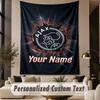 Custom Text Tapestry Ajax Amsterdam Print Wall Tapestry Indoor Living Room Wall Decor
