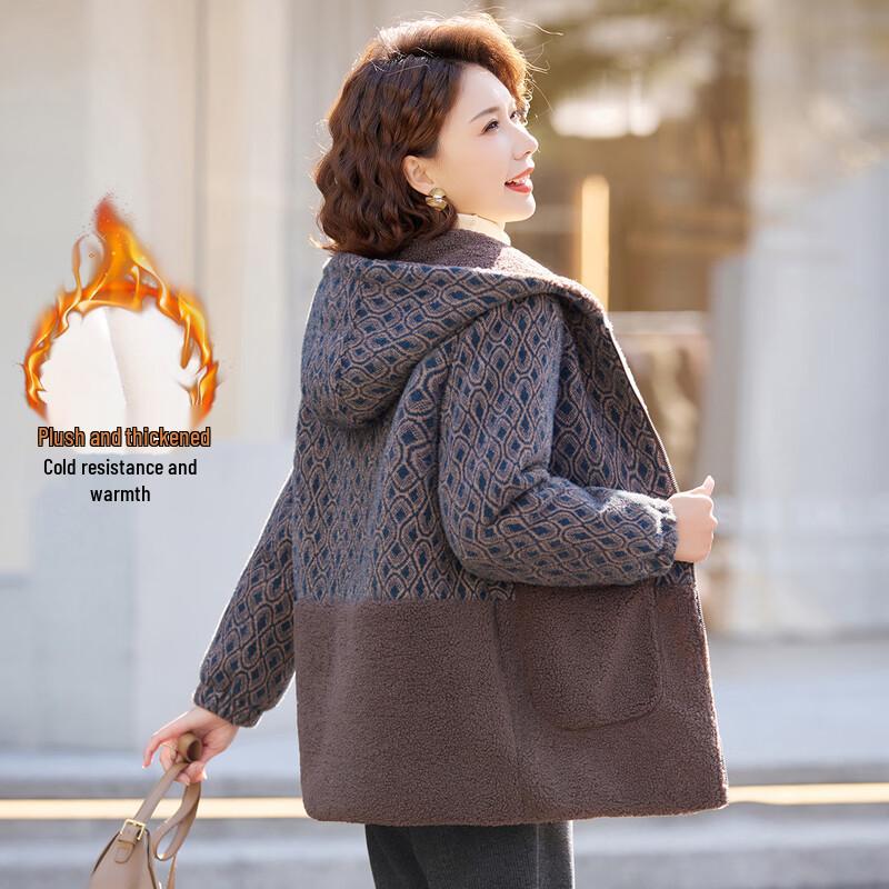 

Paosite Women s Winter Hooded Padded Jacket XL