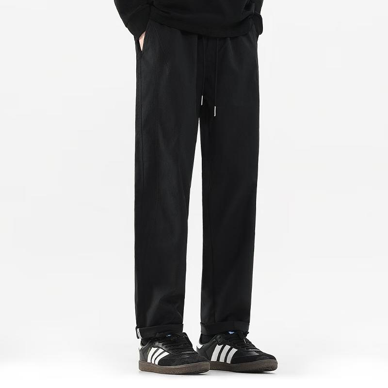 Fingercroxxit Men's Straight-Leg Casual Pants