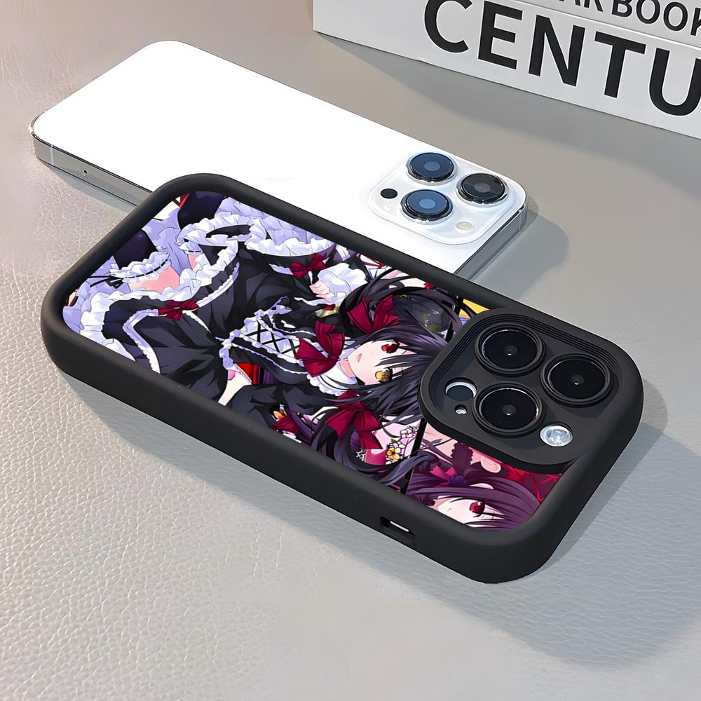 Anime Date A Live Tokisaki Kurumi Cute Phone Case For IPhone 17 Pro Max 16 15 14 Pro Max IPhone 13 Pro Max 11 Plus Silicone Cove