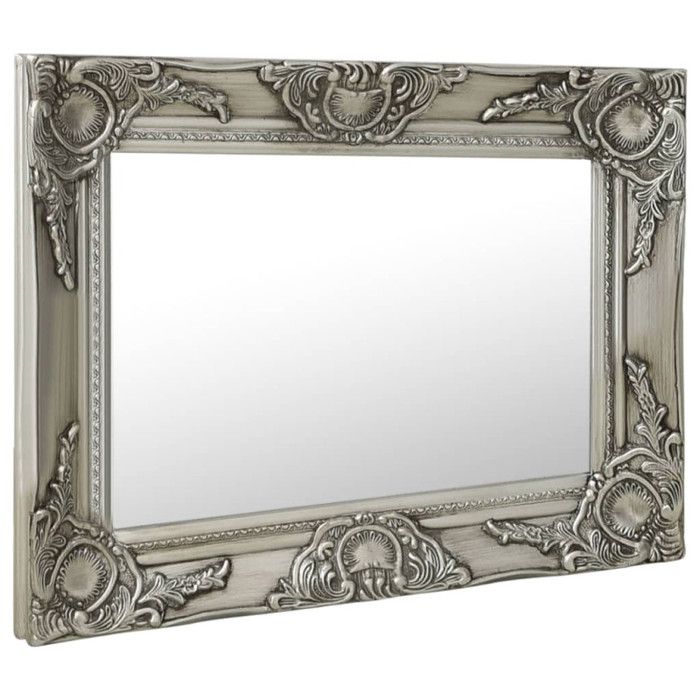 VidaXL Miroir mural style baroque 50x40 cm Argenté 320310