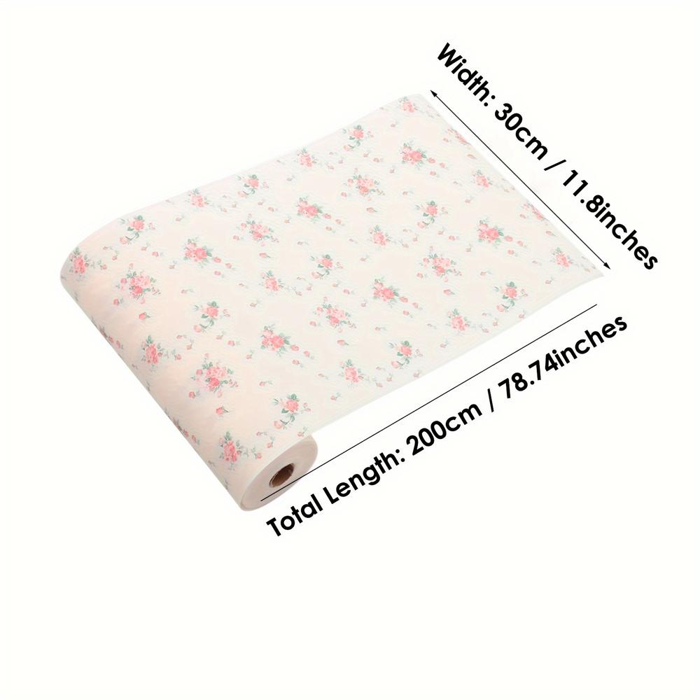 

30x200CM Japanese Printed Drawer Pad Cabinet Liner Reusable Waterproof Kitchen Tablecloth Non-adhesive Moisture-proof Pad