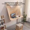 Minimalist Computer Desk Wall Mounted Solid Wood Folding Hanging Desks Creative Design Space Saving Office Foldable Wall Table