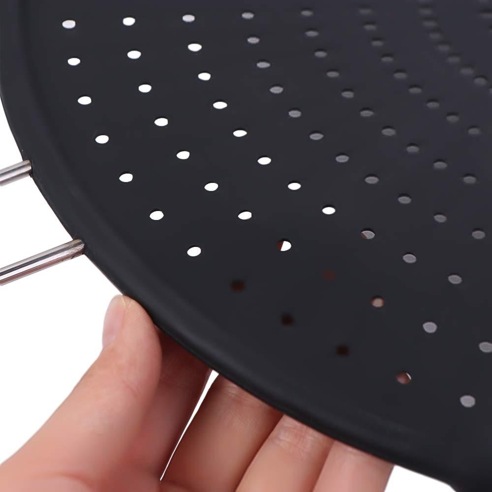 Silicone Splatter Screen Stainless Steel Fry Wall Oil Barrier Net Grease Splatter Guard  Frying Pan