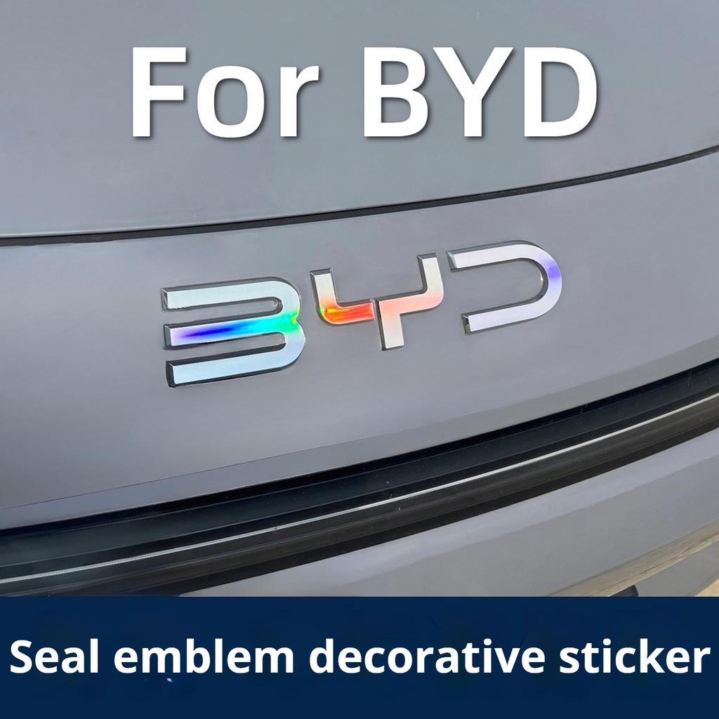 rstcl5 For BYD Seal EV 2022 2023 2024 2025 Car Emblem Decoration Color Changing Sticker