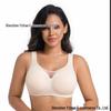 Plus Size Women's Wire-Free Bra with Side Support and Anti-Sagging Features
