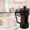 Rust-Free French Press Coffee Maker Thickened Glass Cold Coffee Brewer Hand Punch Pot  Office Use