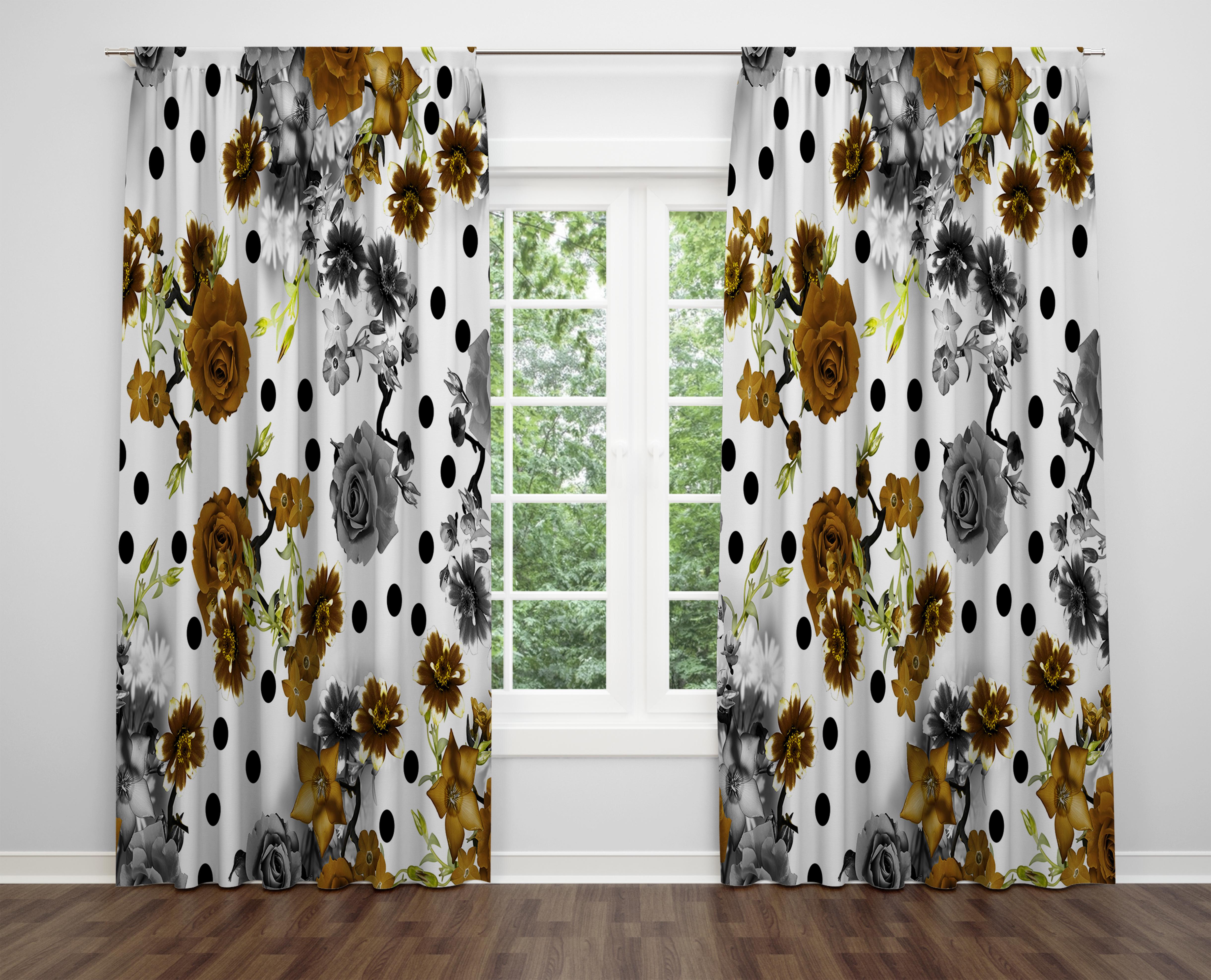 

Декоративний дизайн, високоякісна бавовняна тканина, ви можете вибрати одну або подвійну фіранку з крила 1 piece різнокольоровий