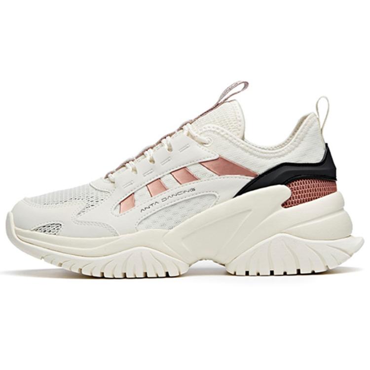 New ANTA Training Shoes Women's Low Top White/Pink/Black 122027758-1