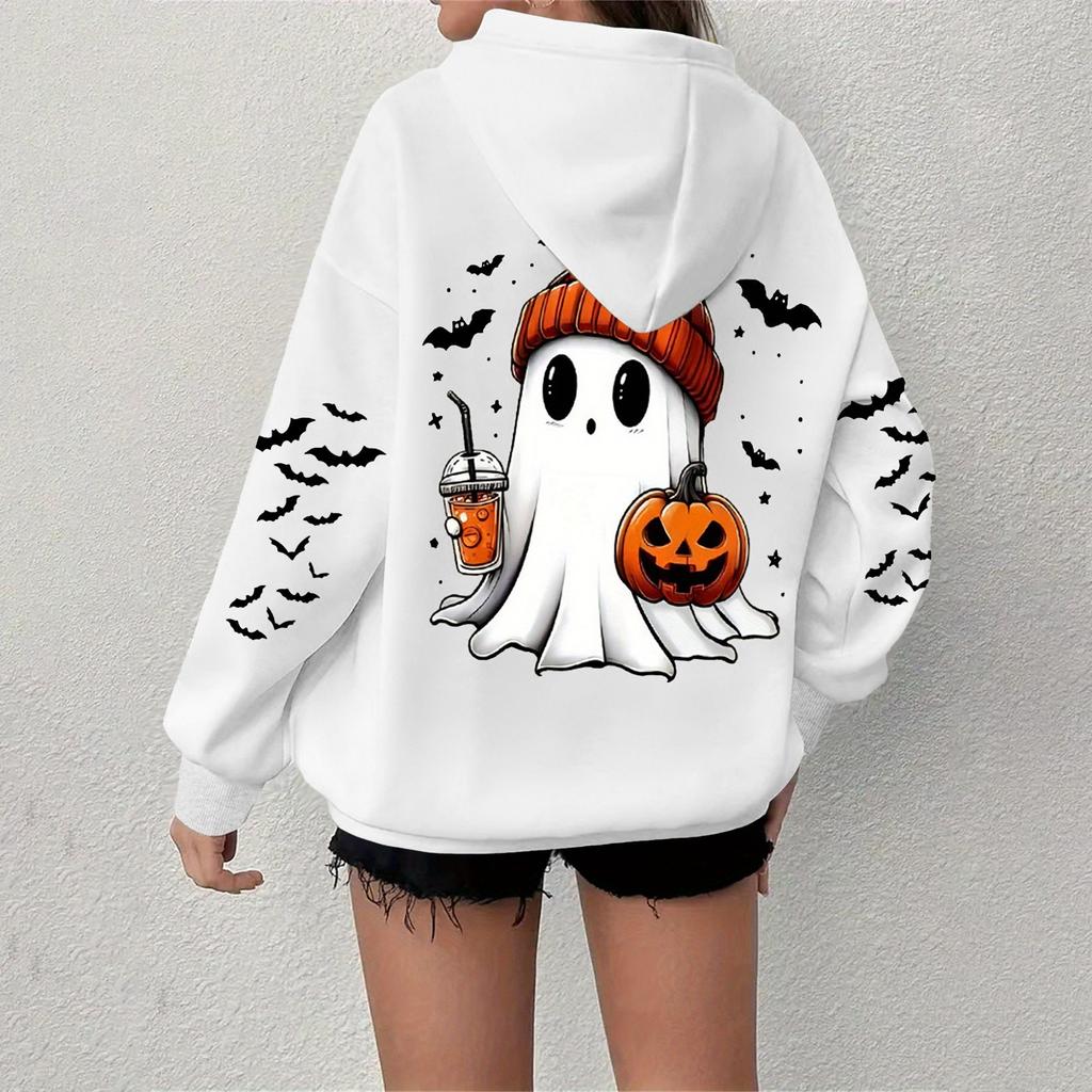 Women's Sweatshirt Casual Long Sleeve Atmosphere Top Loose Popular Round Neck Pullover Sweatshirt Top