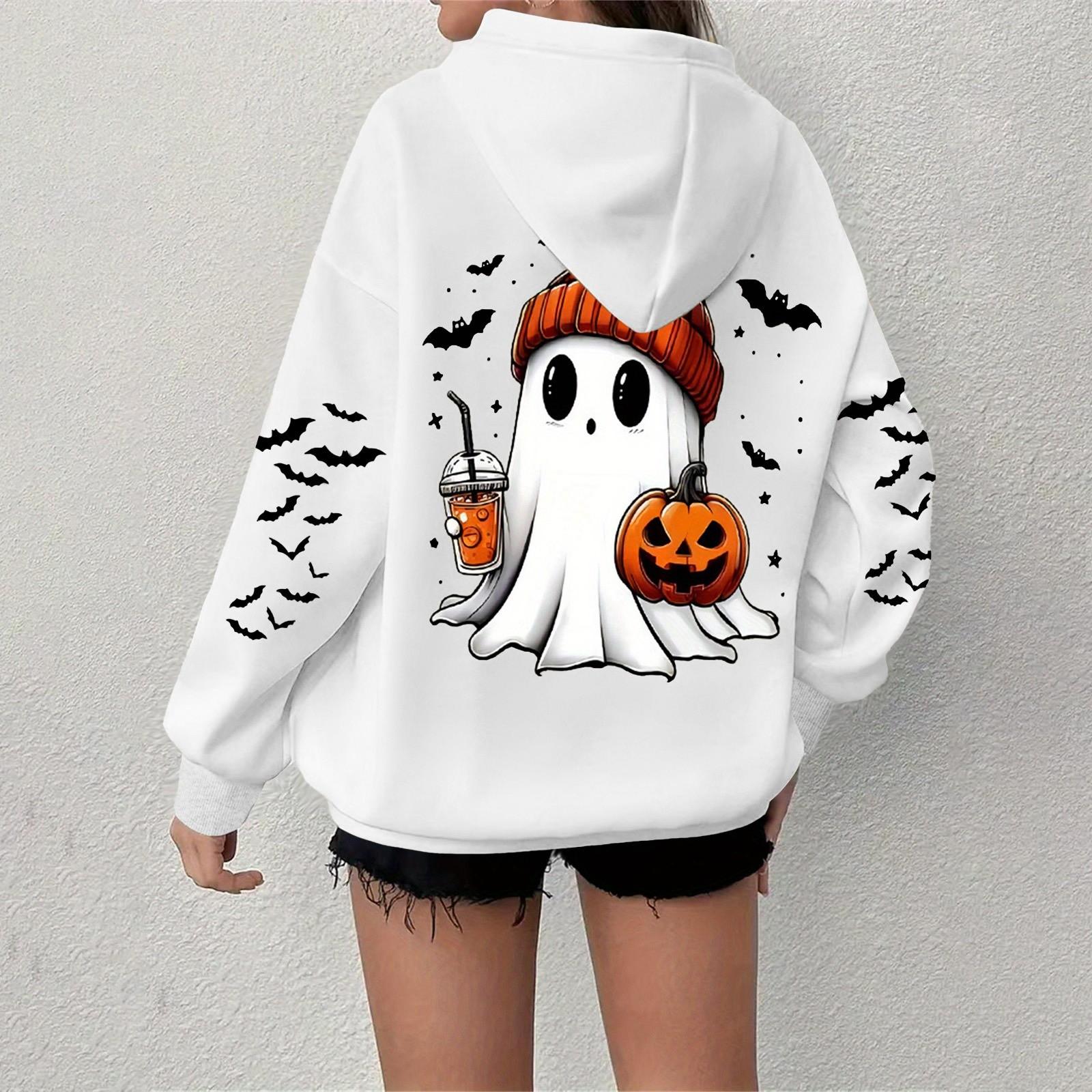 

Женская толстовка, повседневная, с длинным рукавом, топ Atmosphere, свободная, популярная, с круглым вырезом, пуловер, толстовка, топ XL белый