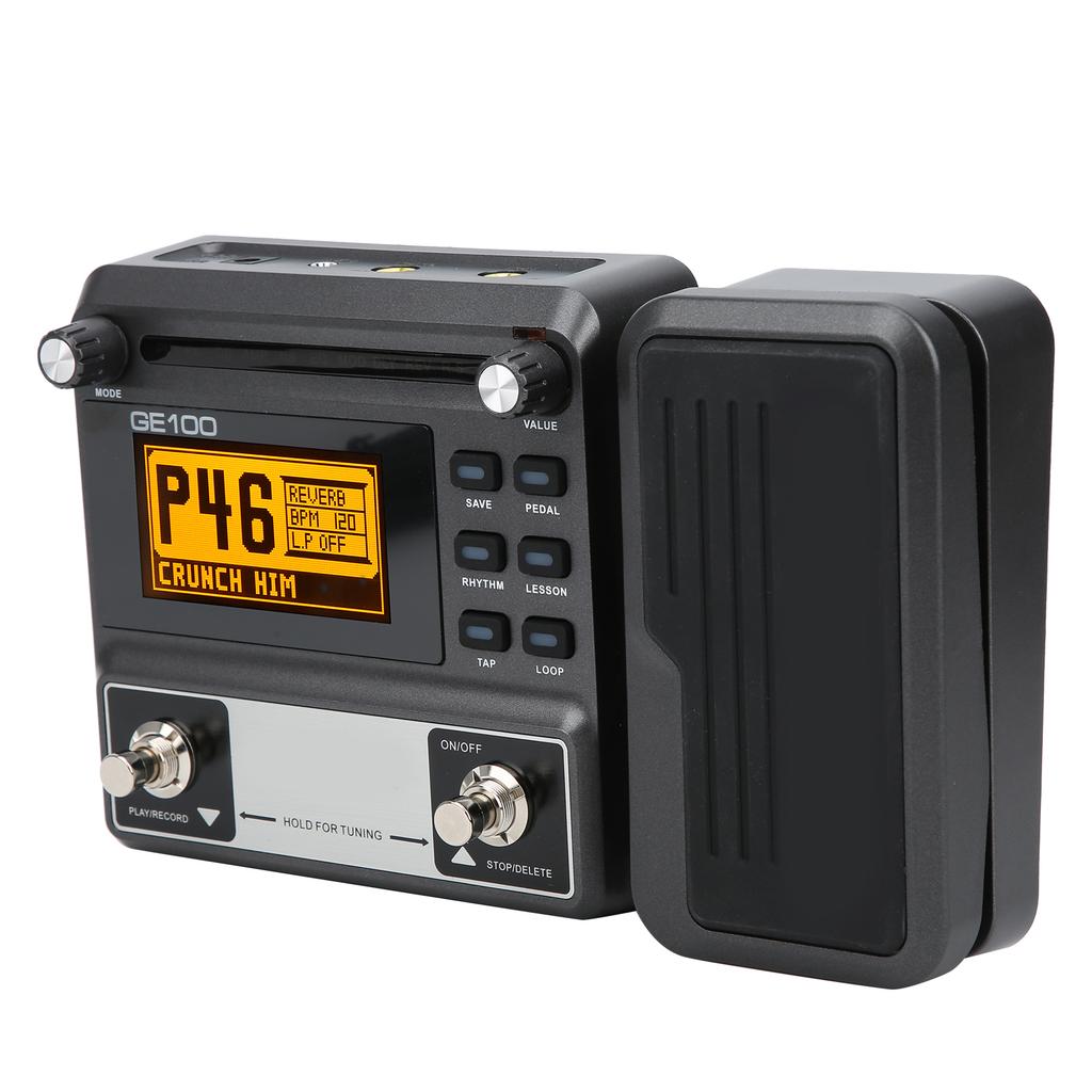 Guitar MultiEffects Pedal with 180 s Loop Recording Touch High Light LCD Display