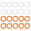 Gummidichtungen, 10er-Pack, wiederverwendbare und auslaufsichere Ersatzdichtungen für Isolierbecher, Vakuumbecher, Wasserflaschen, Deckel