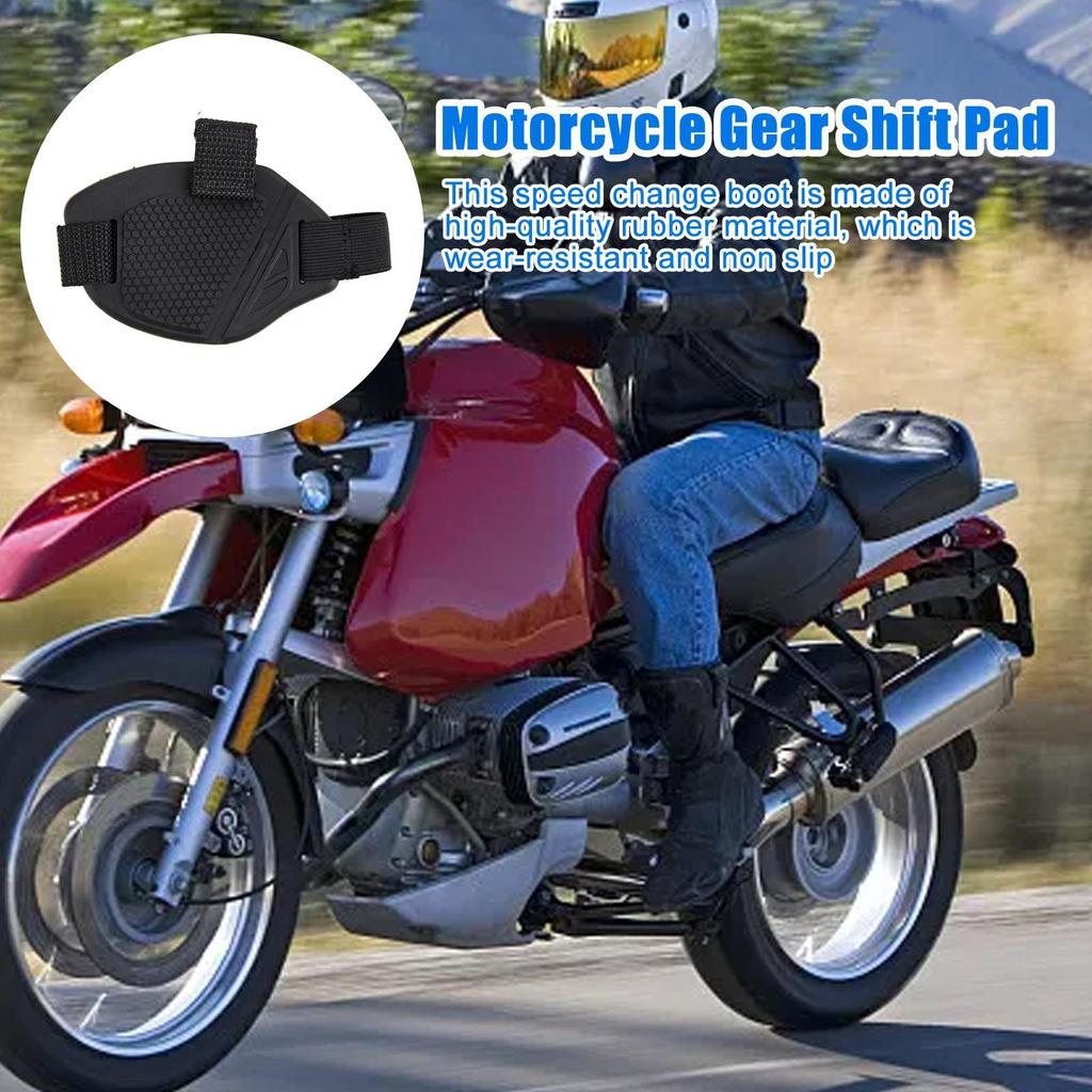 1PC Motorcycle Shift Pad Anti-Slip Gear Shoes Cover Wear-resistant Motorcycle Boots Cover Protector Pad Lightweight Accessories
