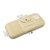 2026 Hot Car Sticker Car Sun Visor Organizer Textured Suede 2-Layer Storage Bag for KIA sportage ceed sorento cerato optima pica
