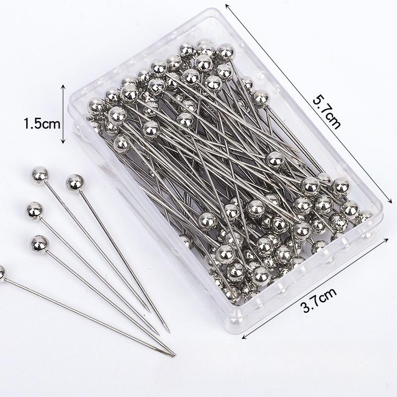 100 шт./коробка Позиционирующие булавки для раскроя одежды/вышивки крестом/DIY Ручная работа Позиционирующие метки Булавки для квилтинга для портных, ювелиров