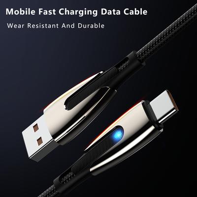 100W Süper Hızlı Şarj USB Veri Kablosu 6A Type-C Android Huawei Xiaomi OPPO LeEco Micro Redmi Vivo için Uygun Şarj Kablosu