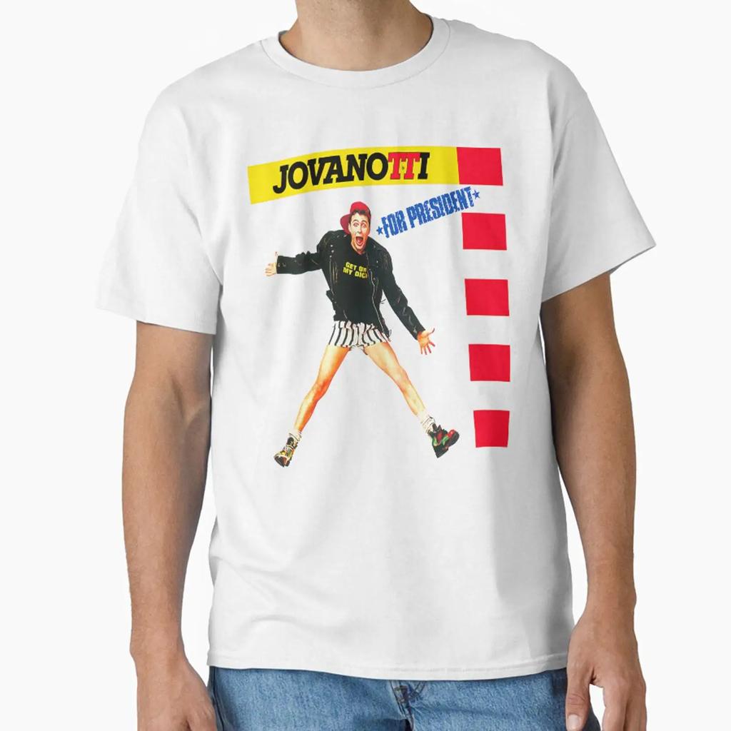 Jovanotti Klassisches T-Shirt Vintage Leichtes Weiches Oberteil Für Den Alltag Designer-Kleidung Streetwear Dehnbar Homme