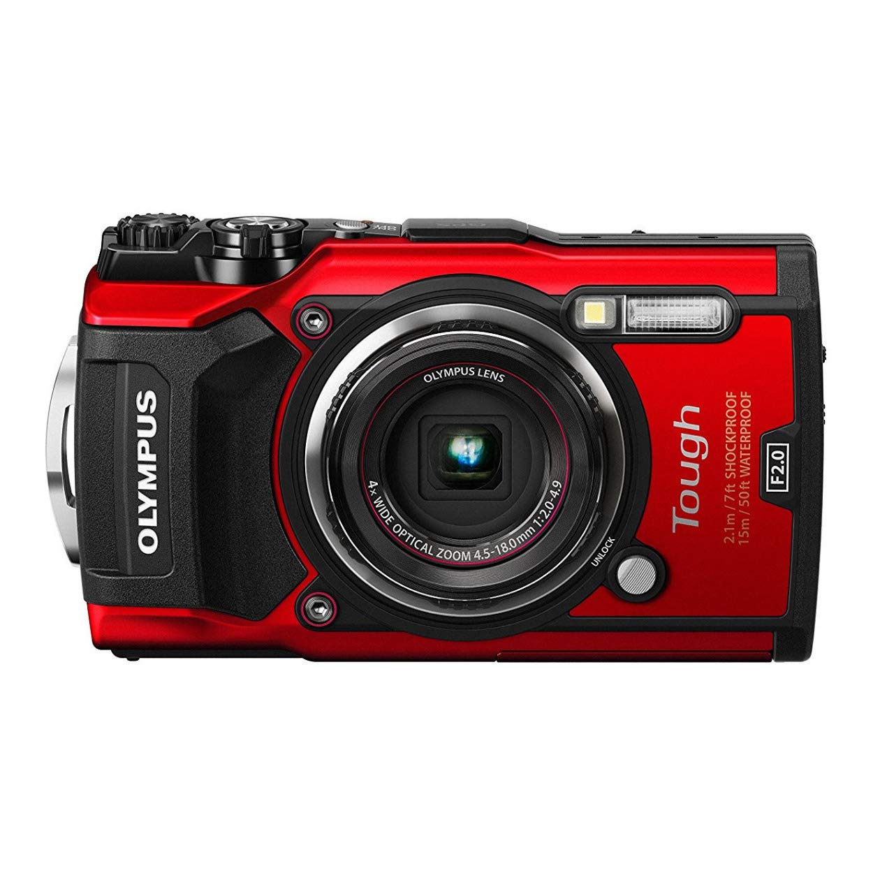 

Компактний цифровий фотоапарат OLYMPUS червоний TG-6RD червоний