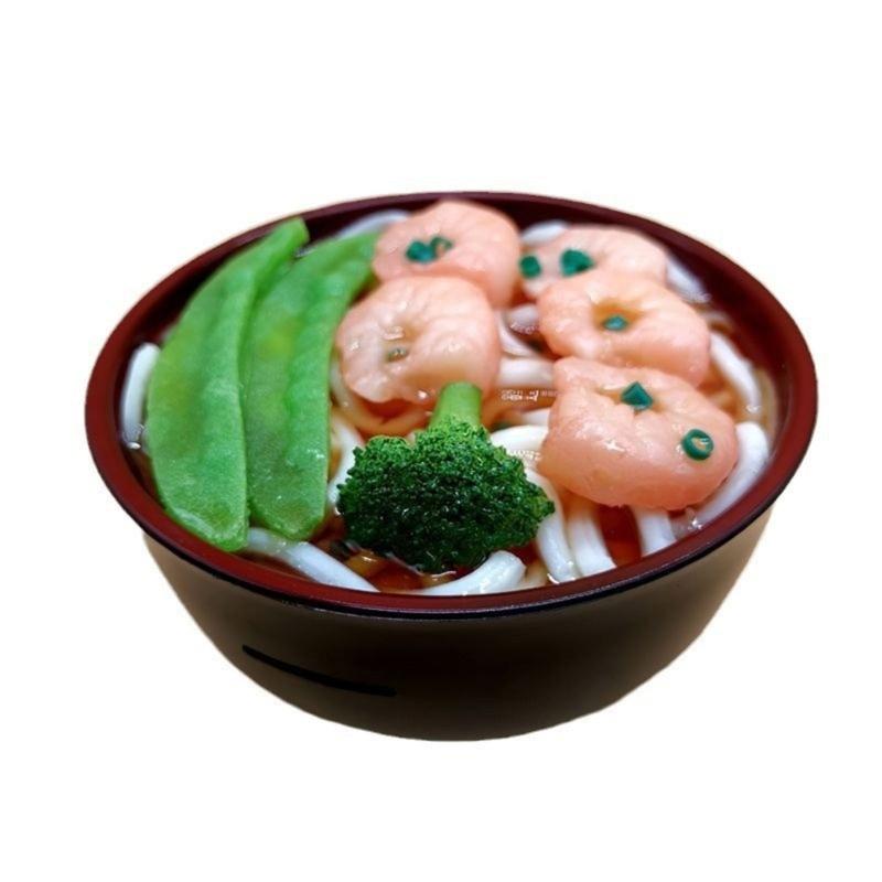 Simulation Food Model Noodles Rice Bowl Mold Window Decoration Photography Props Unique Early Education Puzzle Decor