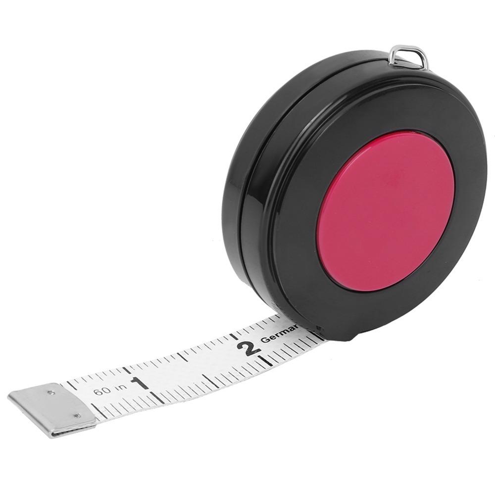 1pcs Purple &Red &White &Green Soft Retractable Ta Portable Cloth Measuring Ruler  Home Craft
