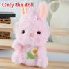 Embroidery Flower Cute Lace Headwear Cartoon Rabbit Plush Toy Pendant For Kids
