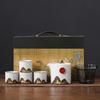 YuanShan Chinese Pottery Tea Set Gift Box