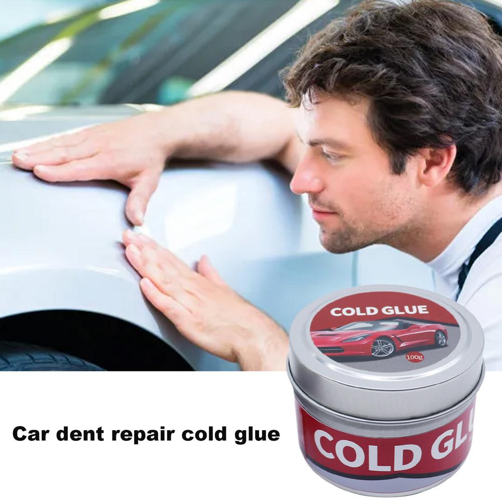 75/100g Colla Adesiva a Freddo Tirabolli Strumenti di Riparazione con Colla a Freddo Riparazione Carrozzeria Auto Adesivo a Freddo per Riparazione Rapida Compatto