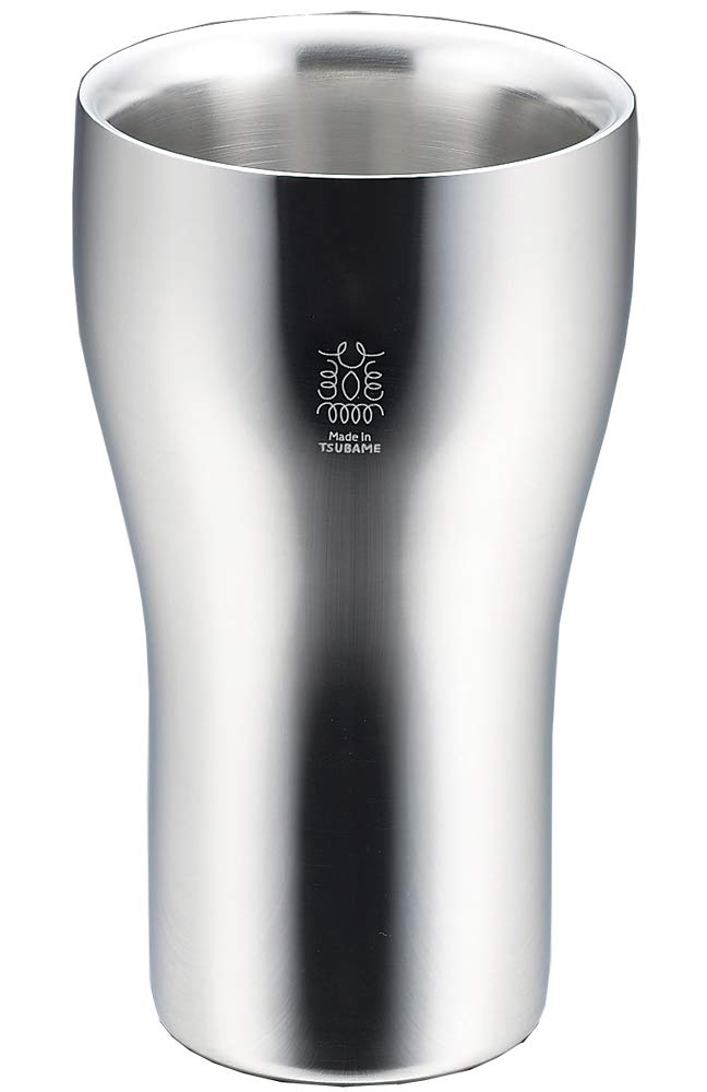 Tamahashi Tumbler, Silver (Mirror Finish), 300ml, 18-8 Stainless Steel, Double Structure, TM-037