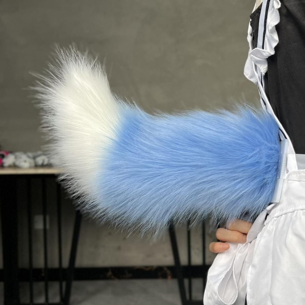 Bewegliches Schwanz Cosplay Schwanz Realistisches Flauschiges Verstellbarer Katzen Schwanz Elektrischer Flauschiger Schwanz Kinder Party