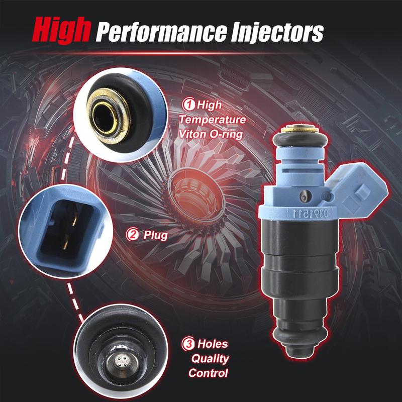 4PCS 0391511 13530391511 Fuel Injectors For BMW MINI JOHN COOPER R52 R53 S JCW WORKS 0391511 380cc 13 53 0 391 511 13 53 0391511