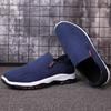 Fashion New Men's Slip-on Casual Shoes Platform Non-Slip Hiking Shoes Comfortable Leisure Middle-aged Walking Shoes Outdoor Men Sneakers
