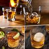 Silicone Ice Cube Tray, Large Round Ice Cubes and Square Ice Cubes, BPA-free, Reusable, with Lid, Suitable for Cocktails, Whisky