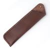 Cowhide Fountain Pen Sleeve - Personalized Retro Handmade Protective Cover with Large Capacity