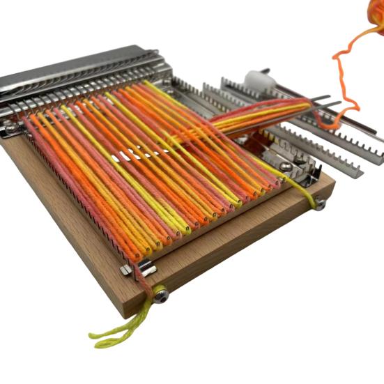 Kids Weaving Loom Beginner Weaving Loom Hand Weaving Mini Loom for Children Craft Projects Tapestry Scarf Coaster Making