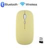 Rechargeable Bluetooth Mouse Wireless Mouse Bluetooth Computer Silent Mause Ergonomic Mini Mouse 2.4Ghz Optical Mice For PC