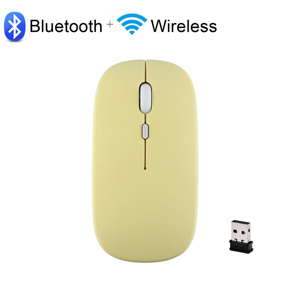 Rechargeable Bluetooth Mouse Wireless Mouse Bluetooth Computer Silent Mause Ergonomic Mini Mouse 2.4Ghz Optical Mice For PC