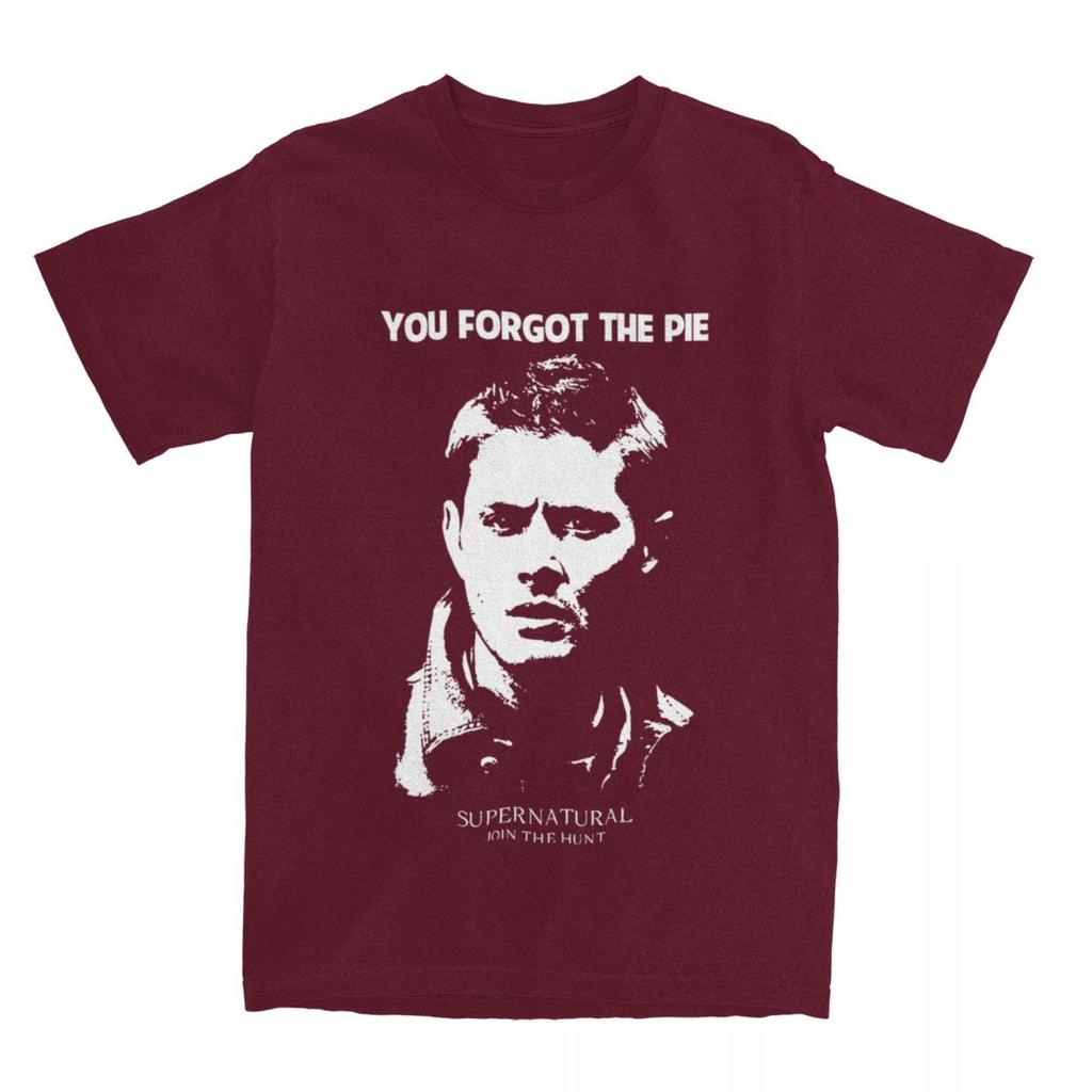 Hip Hop Soprannaturale Dean Winchester Angelo Maglietta Unisex Cotone Manica Corta Girocollo Top