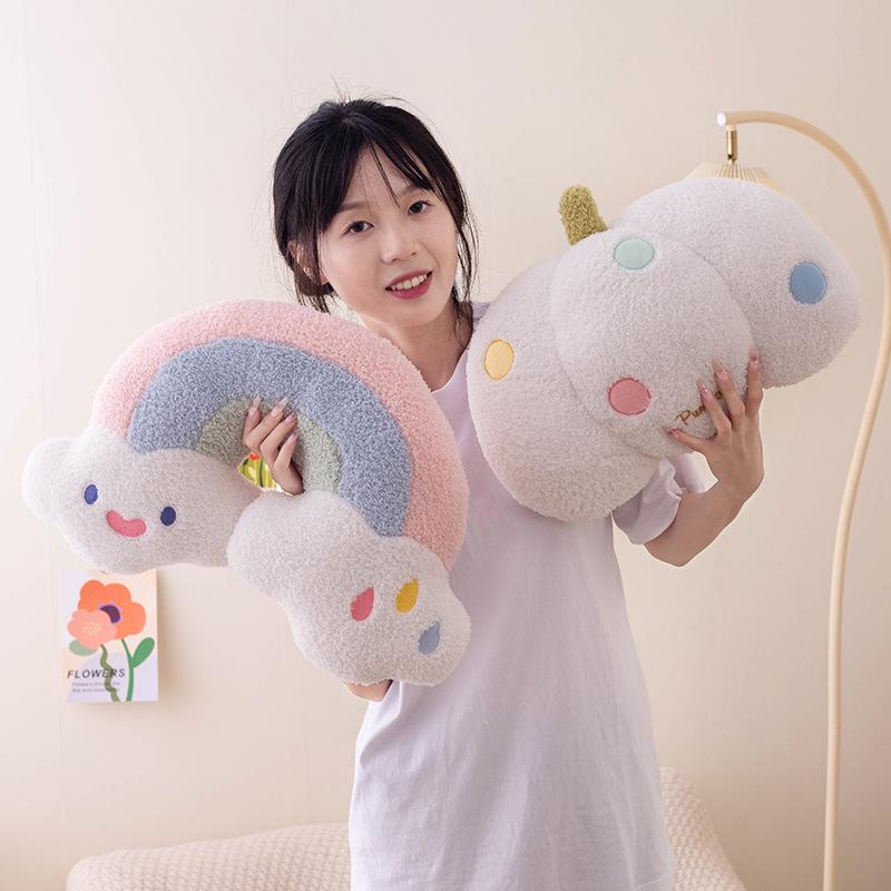 Plush Clouds Rainbow Toys Cartoon Animals Fill Doll Pillow Sofa Gift Cushion
