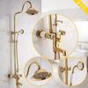 TLXT Gold-Plated Adjustable Shower System